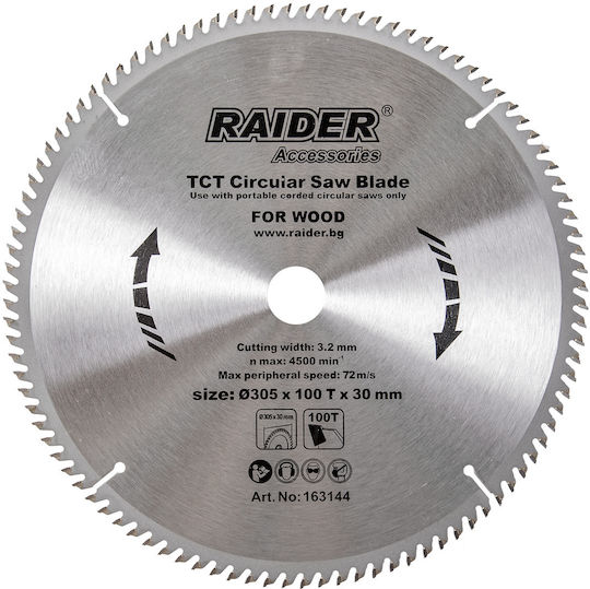 Raider Disc de tăiere Lemn 305mm