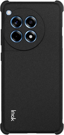 Imak Straight Edge Umschlag Rückseite Silikon Schwarz (OnePlus 12R)