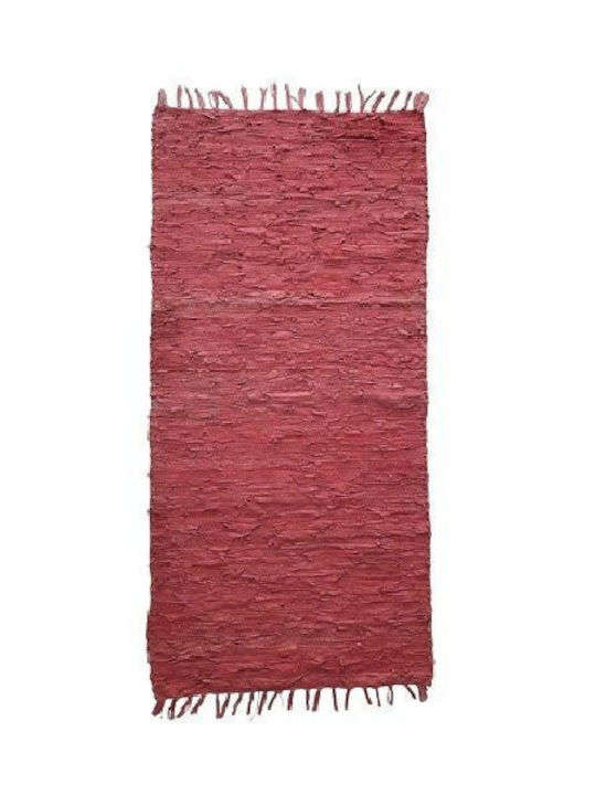 Sh-χαλ-0010 Rug Fireplace Rectangular Leather Red