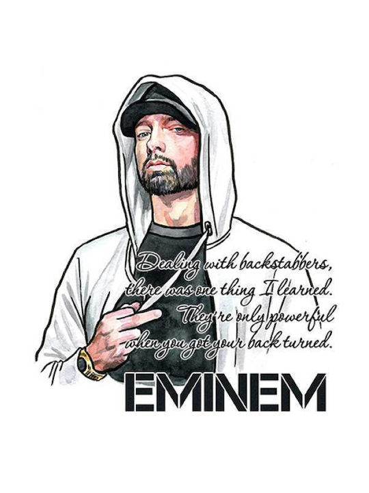 Takeposition T-shirt Eminem T-cool σε Λευκό χρώμα