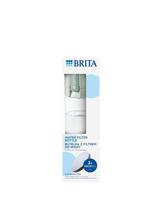 Brita Vital Sport Water Bottle with Filter 600ml Green