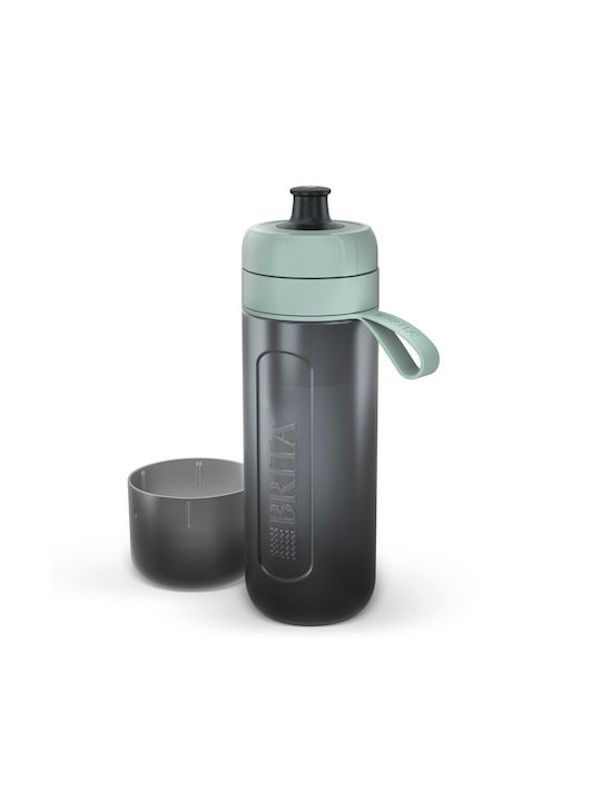 Brita Active Παγούρι Πλαστικό με Στόμιο και Φίλτρο 600ml Πράσινο