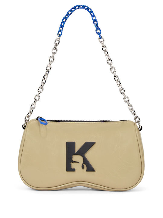 Karl Lagerfeld Women's Bag Shoulder Beige