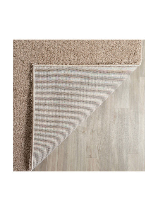 Saray Home Velvet Χαλί Ορθογώνιο Shaggy Μπεζ 160x230cm