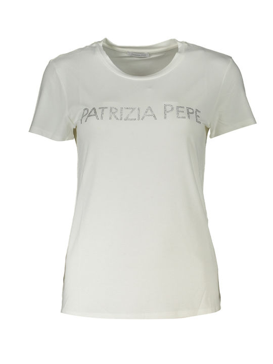 Patrizia Pepe Damen T-shirt Weiß