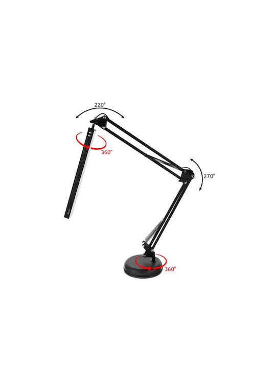 Izoxis LED Office Lamp in Black Color