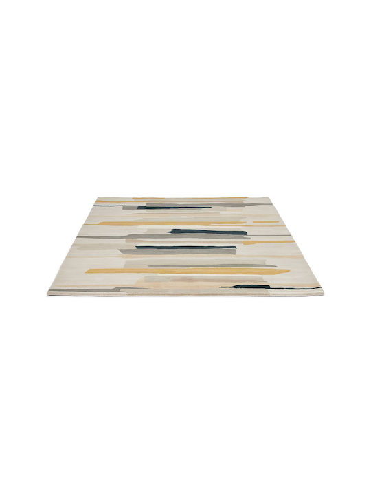 Harlequin Lucrat manual Covor Rectangular Din lână Muștar gri