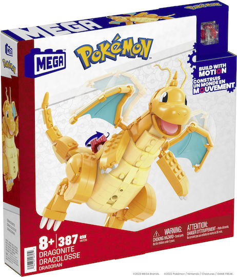 Mega Bloks Dragonite Bauklötze für 8+ Jahre 387 Stück