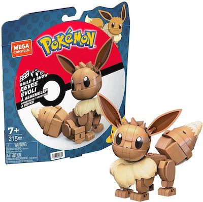 Mega Bloks Tocuri Pokémon Build & Show Eevee pentru 7+ ani 215buc