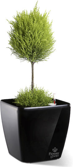 Hydrostab Pot Plastic Passion Red 22x22x21cm.