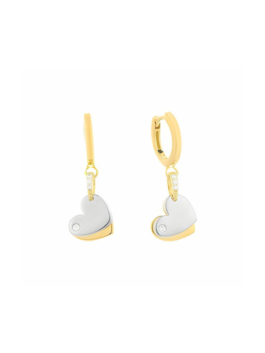 Secrecy Earrings made of Silver Gold Plated