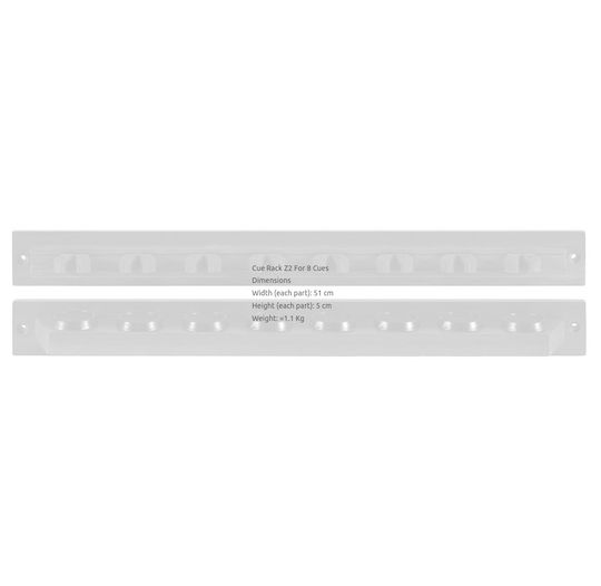Nir Italia Cue Rack Z2 For 8 Cues Επιτοίχια Κρεμάστρα Στέκας Μπιλιάρδου 1τμχ 17169