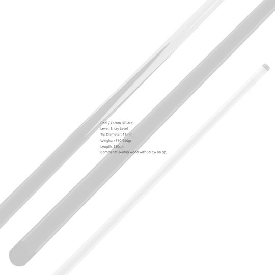 Nir Italia American Pool Cue Ramin 120 Short