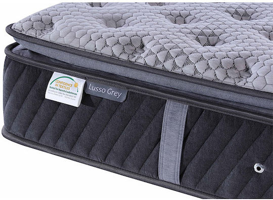 Cosmostrom Lusso Grey Über-Doppel Ergonomisch Matratze Schaum 170x200x30cm
