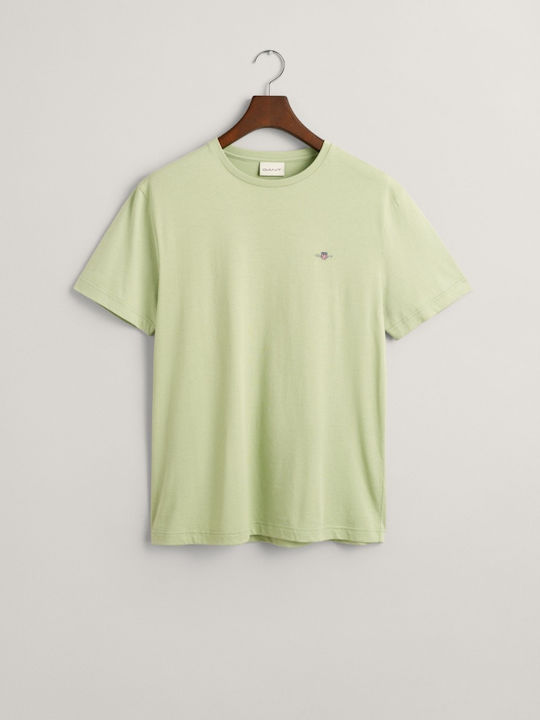 Gant Herren T-Shirt Kurzarm NATURAL