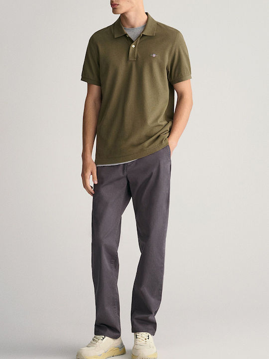 Polo Short Sleeve Blouse Olive