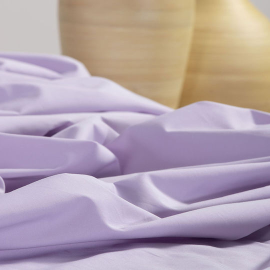 Nef-Nef Homeware Basic Ημίδιπλο 120x200+30εκ. με Λάστιχο 1159 Lavender