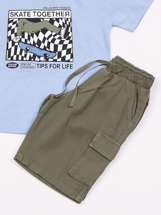 Trax Kids Clothing Set with Shorts Turquoise 2 Pieces