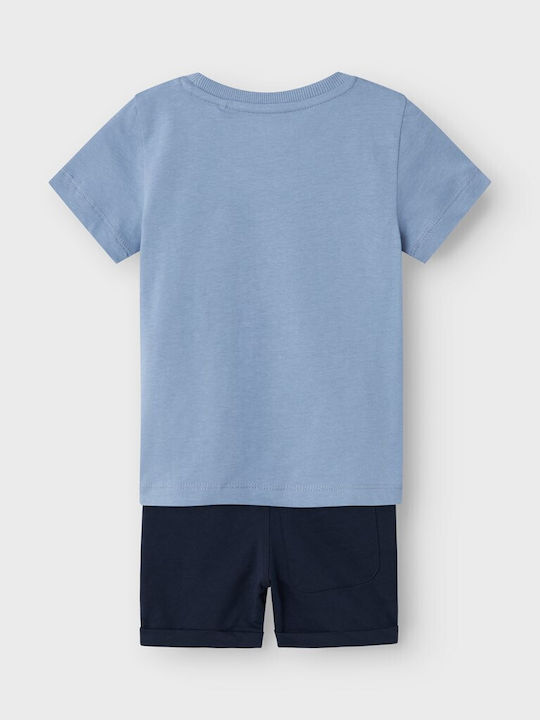 Name It Kids Set with Shorts Summer 2pcs Blue