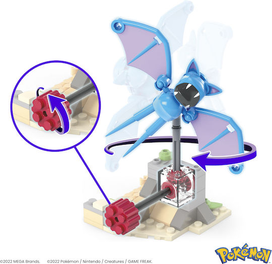 Mega Bloks Cuburi De Construit Zubat's Midnight Flight Pentru 6+ Ani 61 Bucăți