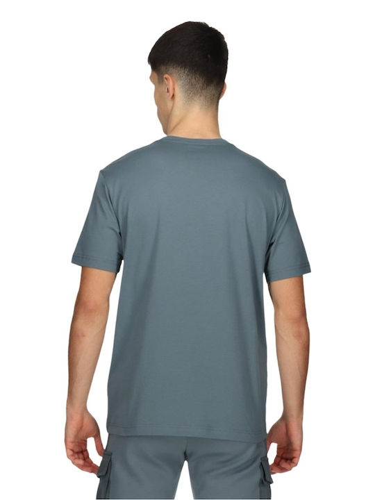 Champion Crewneck Men's Short Sleeve T-shirt Grey