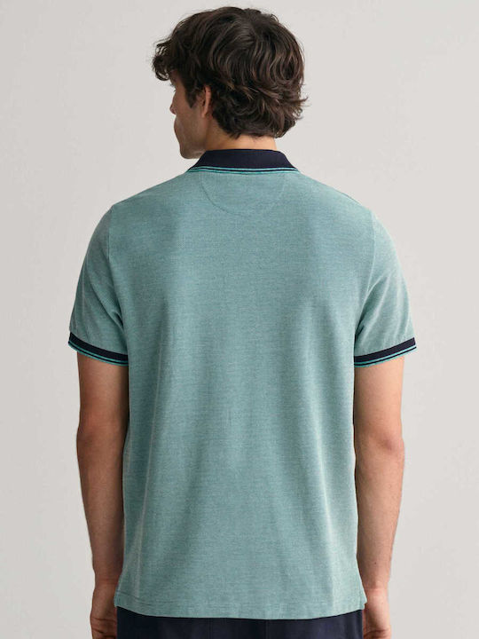 Gant Ανδρική Μπλούζα Polo Ocean Turquoise