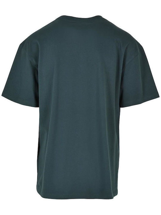 Upscale Magazine Oversize T-shirt Green Cotton