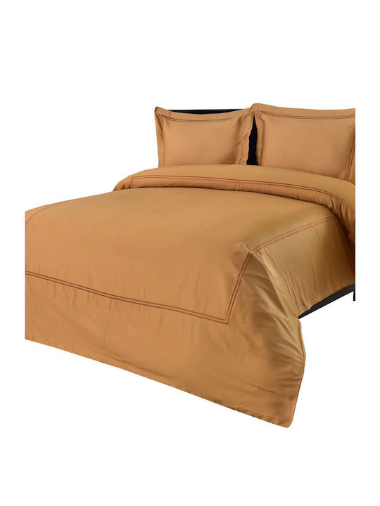 Anna Riska Classico 2 Σετ Σεντόνια King Size 270x270εκ. Cinammon (4τμχ)