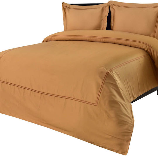 Anna Riska Classico 2 Σετ Σεντόνια King Size 270x270εκ. Cinammon (4τμχ)