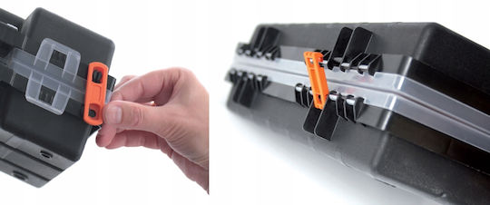 Prosperplast Tool Compartment Organiser Black