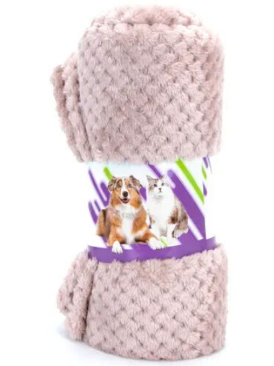 Nobleza Blanket Dog Pink 120x100cm.