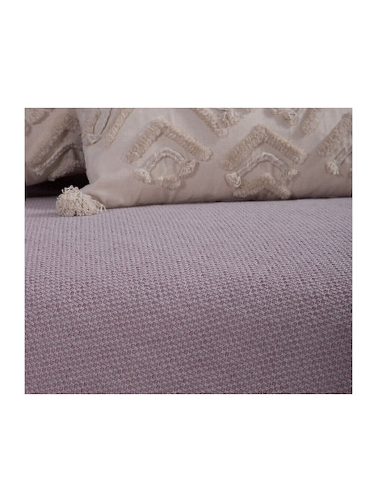 Nef-Nef Homeware Betty Ριχτάρι Πολυθρόνας 180x180εκ. Mauve