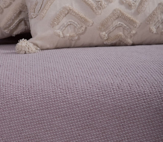Nef-Nef Homeware Betty Ριχτάρι Πολυθρόνας 180x180εκ. Mauve