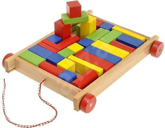 Woody Toys Τουβλάκια Ξύλινα για 2+ Ετών 34τμχ