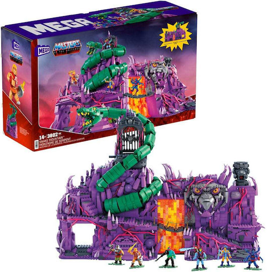 Mega Bloks Snake Mountain Building Blocks for 14+ Years 3802 Pieces
