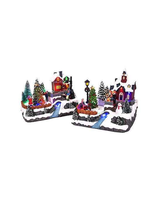 OEM CHRISTMAS ILLUMINATED VILLAGE 442405