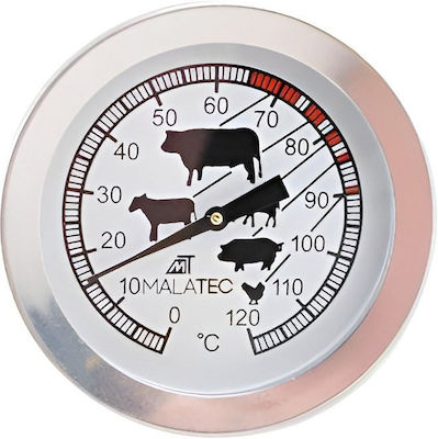 Malatec Analog Thermometer Kochen mit Nadel +120°C / +120°C