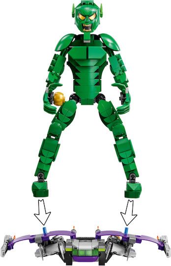 LEGO Spider-Man Green Goblin Construction Figure For Age 8+ 471 Pieces
