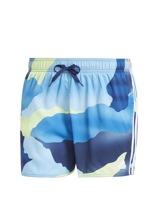 Adidas Men's Swimwear Shorts Blue Camo