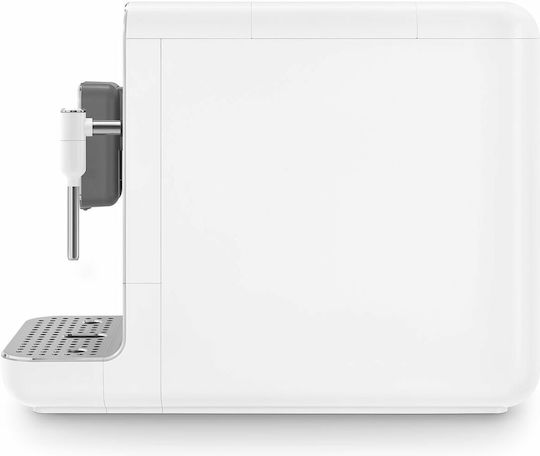 Smeg Collezione Automatische Espressomaschine 1350W Druckreiniger 19bar mit Mahlwerk Weiß BCC12WHMEU