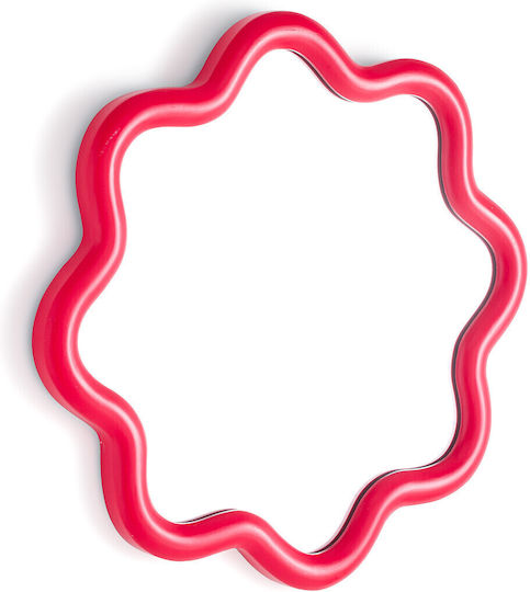 La Redoute Interieurs Oglindă De Perete Roșie Diametru 40cm La Redoute Interieurs Oglindă De Perete Roșie Diametru 40cm