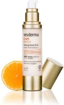 Sesderma C-Vit fără culoare 24h Hidratantă & Albire Cremă Fluidă Pentru Față 50ml