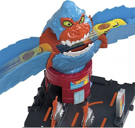 Hot Wheels Stadt Strecke Wreck & Fahrt Gorilla-Angriff für 4+ Jahre (Verschiedene Designs) 1Stück