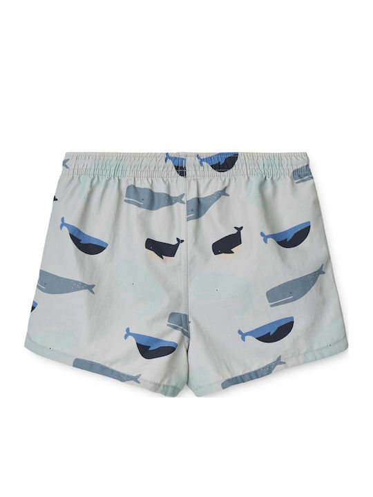 Liewood Aiden Whales Kids Swimwear Swim Shorts Cloud Blue Liewood Aiden Whales Kids Swimwear Swim Shorts Cloud Blue