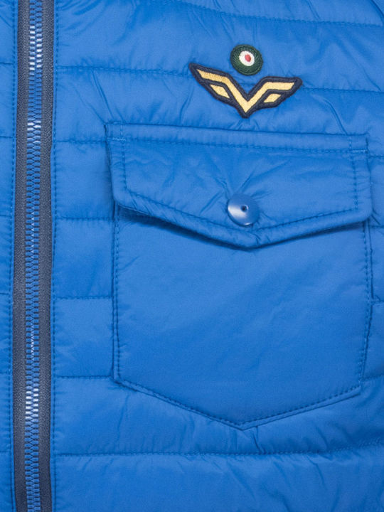 Sleeveless Jacket Blue