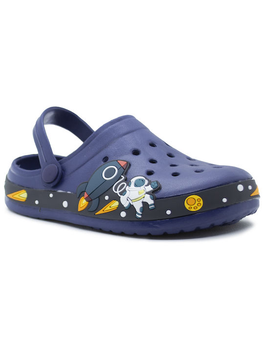 Cubanitas Kids Beach Clogs Blue