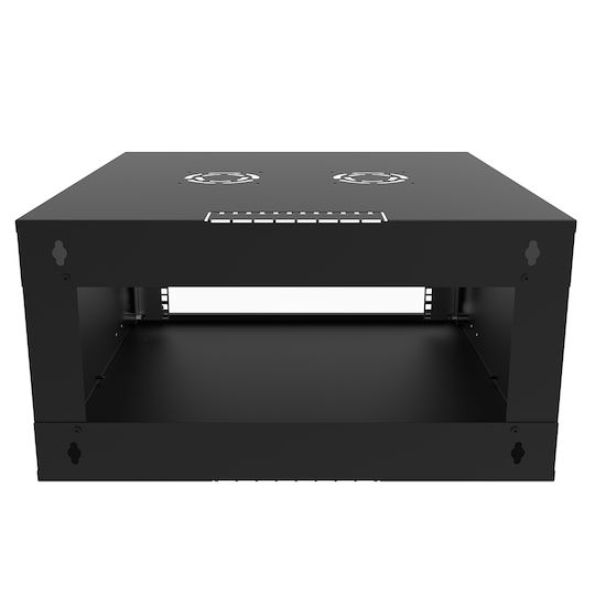 Canovate Wandmontiert Rack-Schrank 6U 55x40cm Schwarz WC1S-9-06J4A