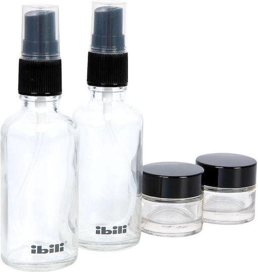 Ibili Öl- & Essigspender-Set Glas mit Ausgießer 50ml