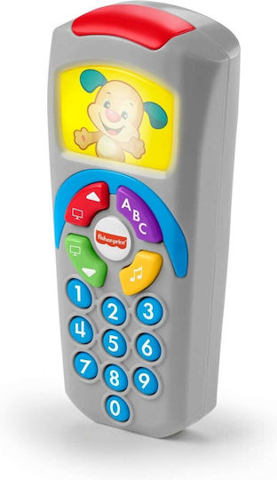 Fisher Price Jucărie Educațională Telecomandă (Greacă) cu Muzică Lumină și Sunete pentru 6+ Luni