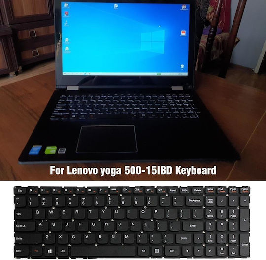 Lenovo Yoga 500-15ibd Us Version Laptop Keyboard